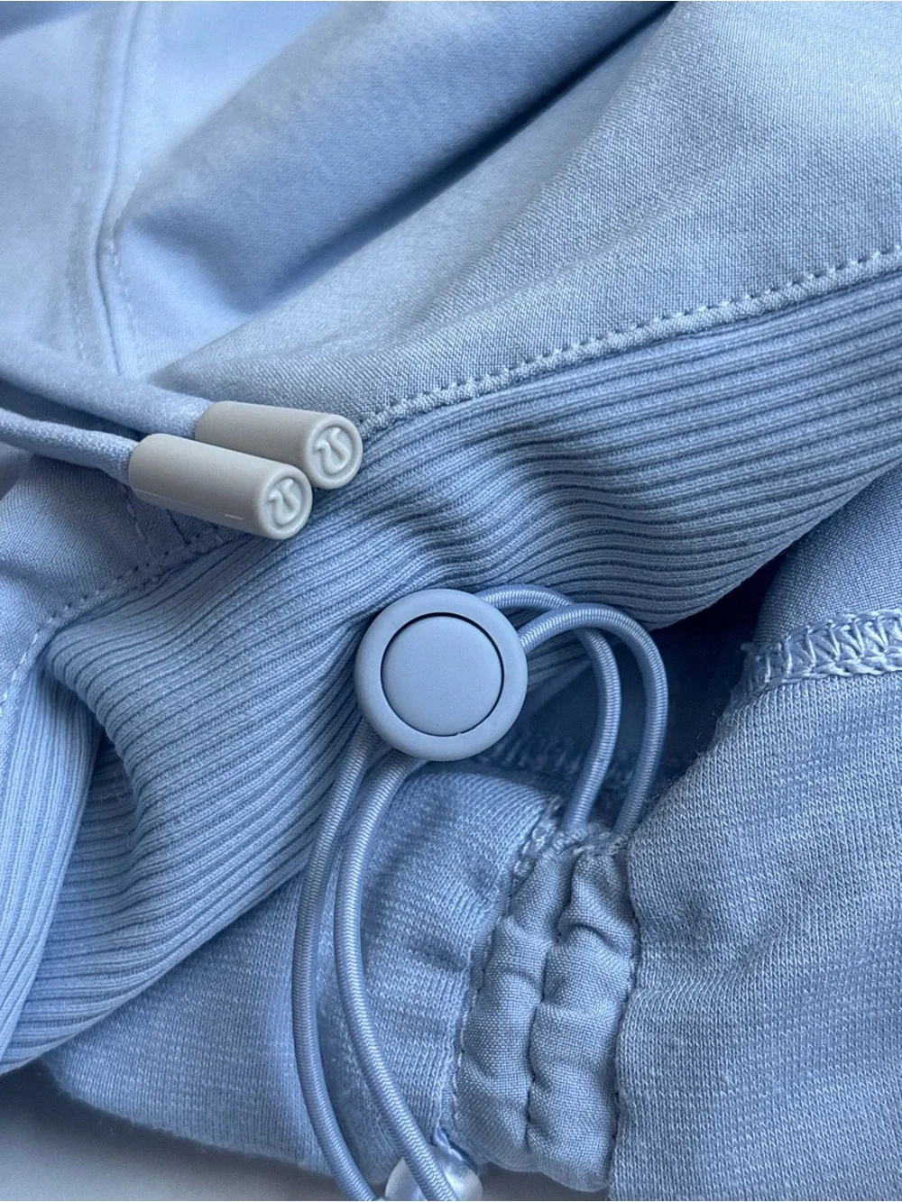 Lululemon Beyond The Studio Crop Pants Blue Linen Size 8